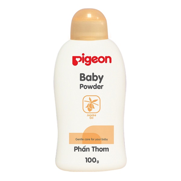 Phấn Thơm Em Bé Nắp Màu Pigeon 100G