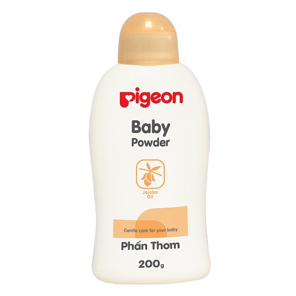 Phấn Thơm Em Bé Nắp Màu Pigeon 200G