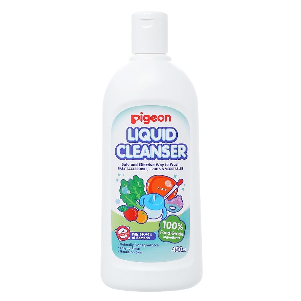 Nước Rửa Bình Sữa Pigeon Liquid Cleanser 450Ml M959