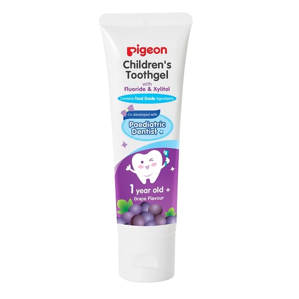 Kem Đánh Răng Trẻ Em Hương Nho Pigeon 50G