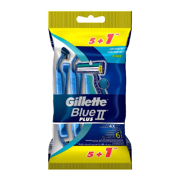 Dao Cạo Gillette Blue2 Plus 5 Cái + 1 Cái