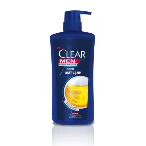 Dầu Gội Sạch Gàu Clear Men Beer Mát Lạnh 650G