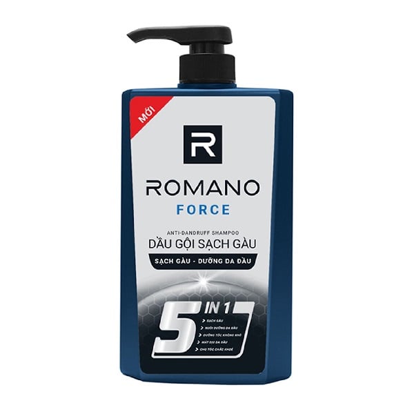 Dầu Gội Sạch Gàu Romano Force 650G (Store 1001, 1003)