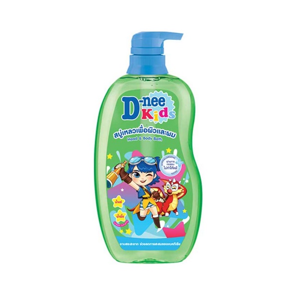 Sữa Tắm Gội Toàn Thân D - Nee Kids Màu Xanh Lá 400Ml