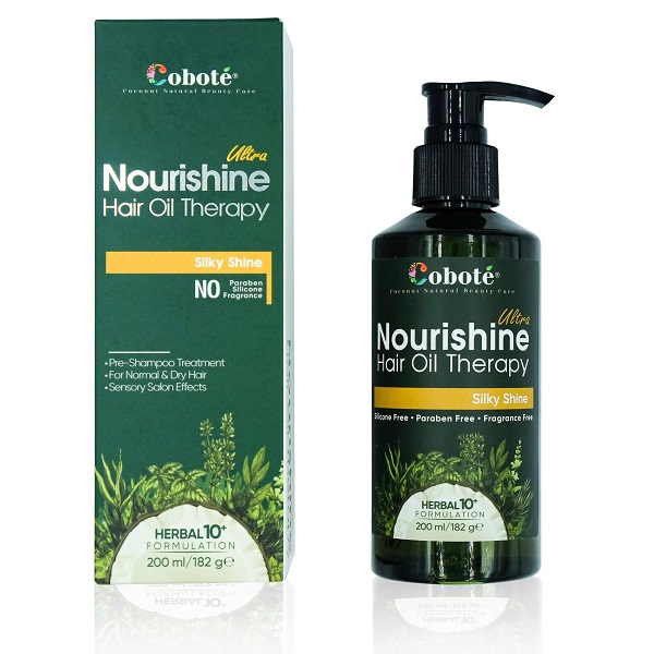 Dầu Dưỡng Tóc Trước Gội 10 Loại Thảo Mộc Coboté 200Ml