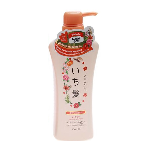 Dầu Gội Dưỡng Ẩm Ichikami 480Ml