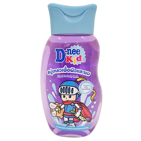 Dầu Tắm Gội Toàn Thân D - Nee Dành Cho Trẻ Em Trên 3 Tuổi Màu Tím 200Ml