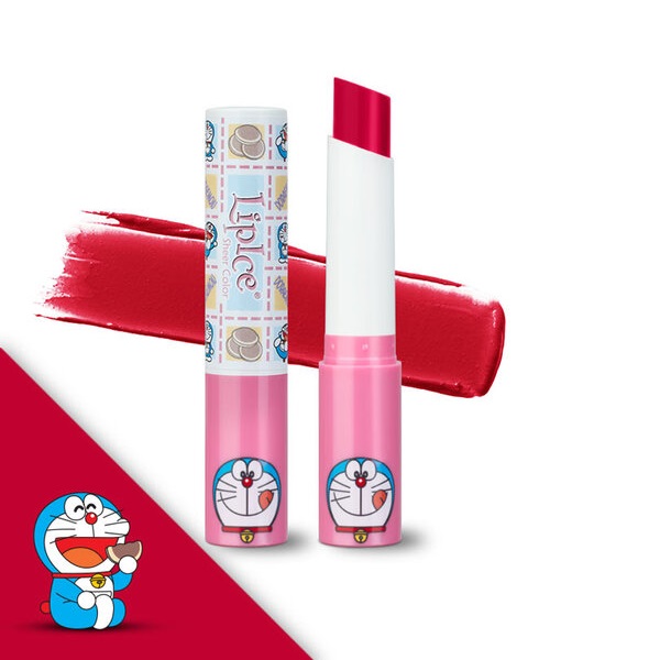 Son Lipice Sheer Color Doraemon Dorayaki X Cherry Red 2.4G