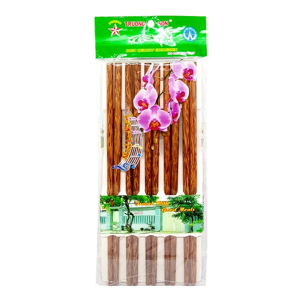Đũa Gỗ Dừa Ghép Đồi Mồi Trường Sơn 5 Đôi