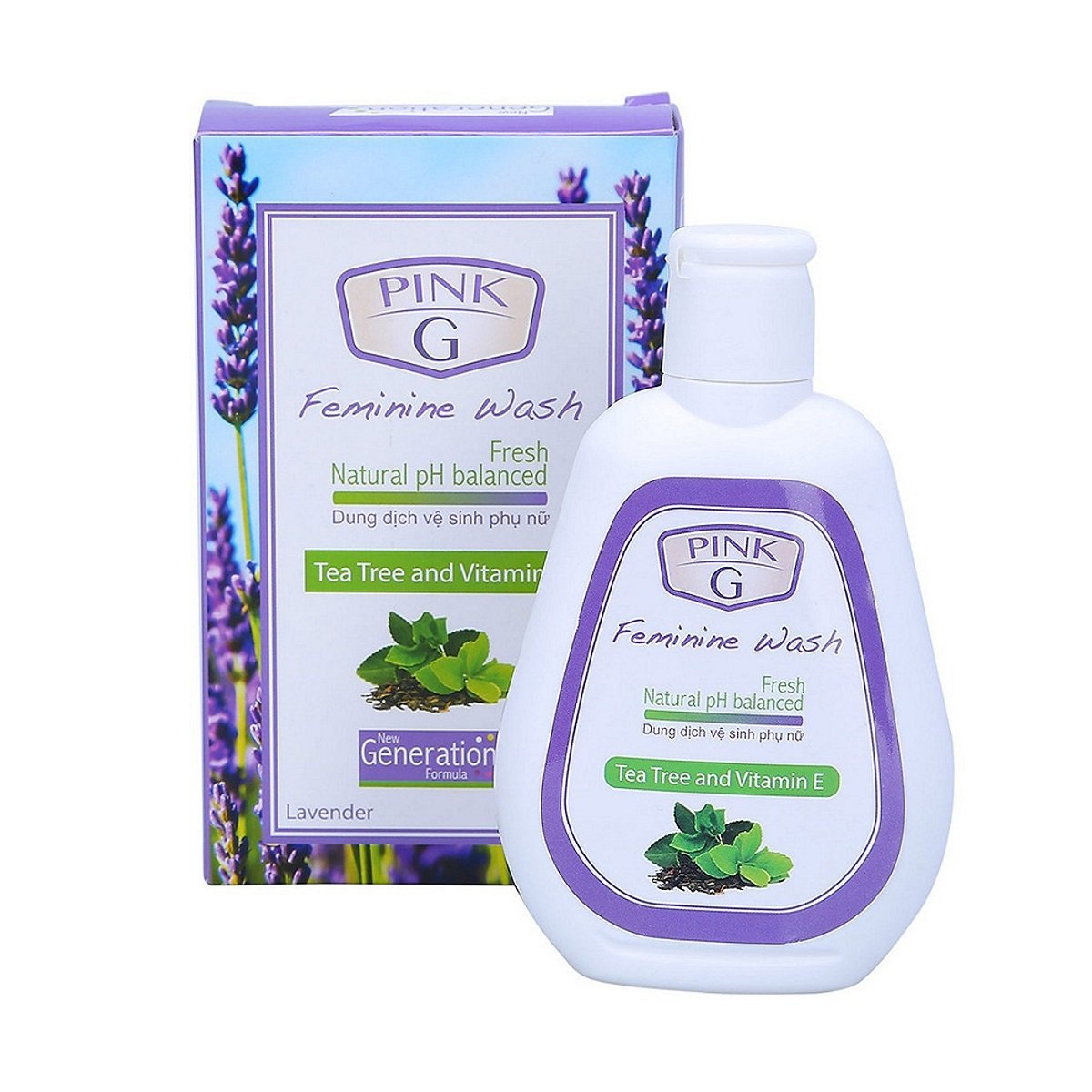Dung Dịch Vệ Sinh Phụ Nữ Pinkg - Hương Lavender (100Ml)