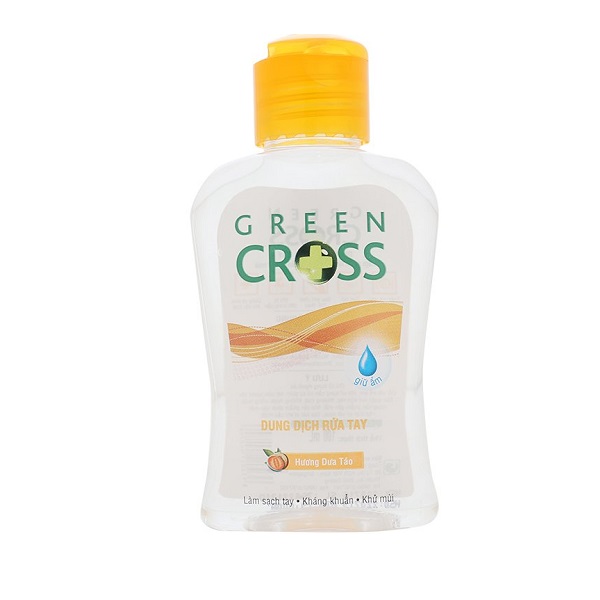 Dung Dịch Rửa Tay Green Cross - Hương Dưa Táo (100Ml)