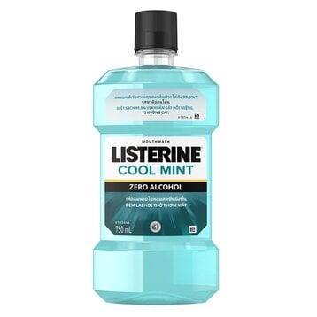 Nước Súc Miệng Listerine Zero - Vị Không Cay 750Ml | Listerine Zero Mouthwash, 750Ml/Bottle