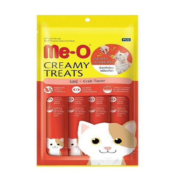 Thức Ăn Mèo Me - O Creamy Treats Vị Cua 60G