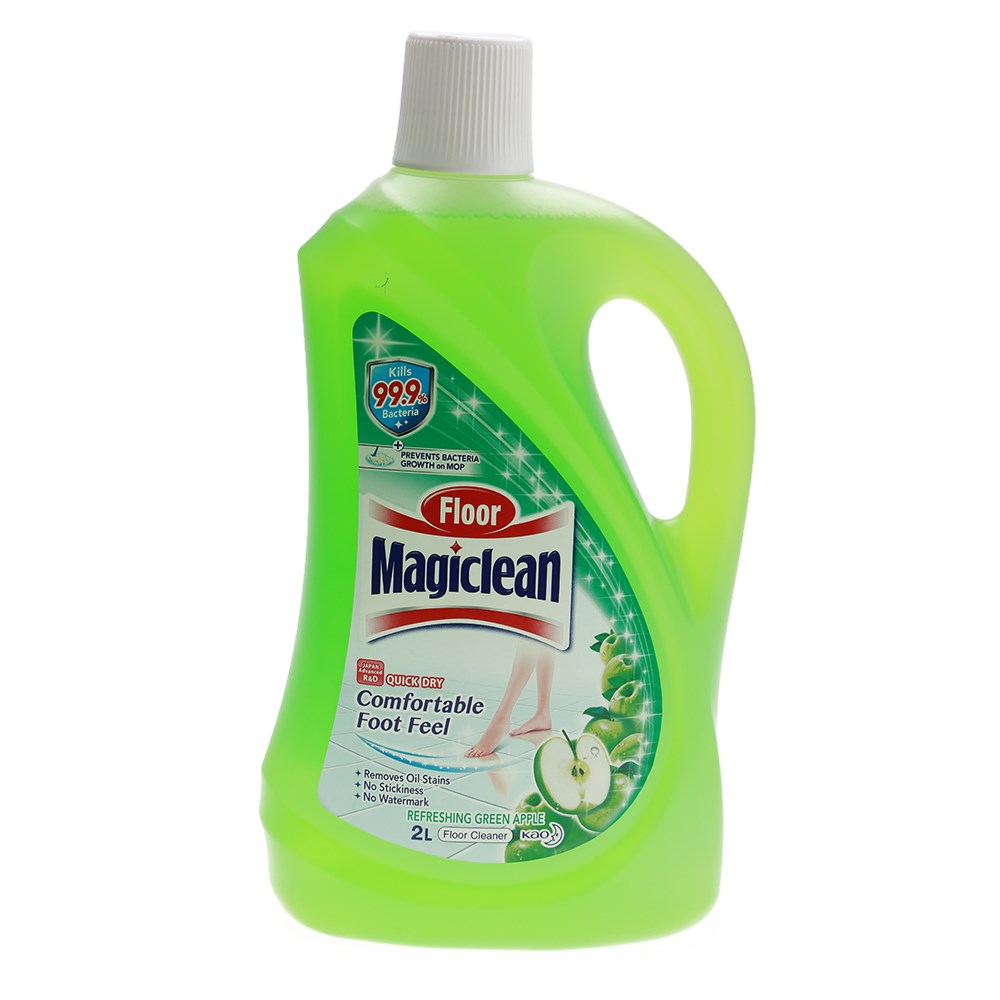 Nước Lau Sàn Magiclean Hương Táo Xanh 2L
