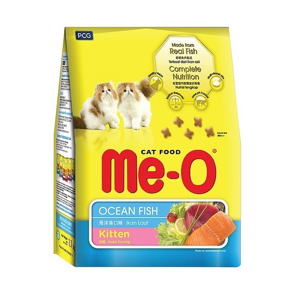 Thức Ăn Mèo Con Vị Cá Biển Me - O 1.1Kg