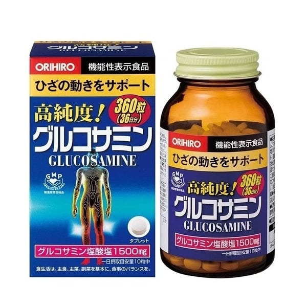 Thực Phẩm Bảo Vệ Sức Khỏe Hỗ Trợ Xương Khớp Orihiro Glucosamine 360 Viên