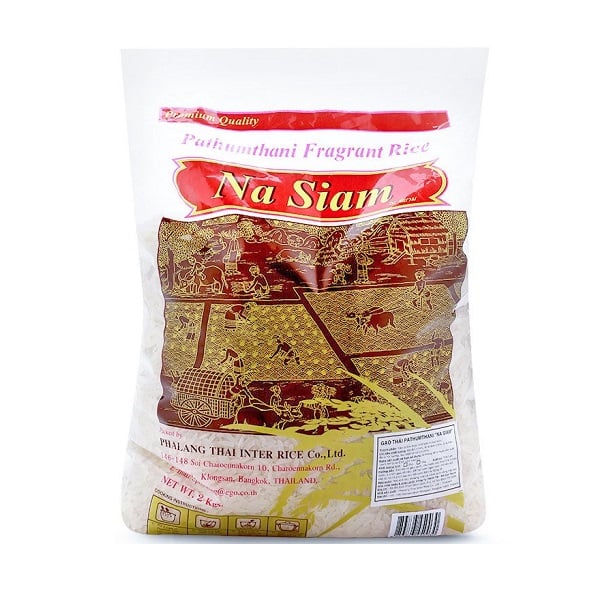 Gạo Thái Pathumthani Na Siam - Túi 2Kg