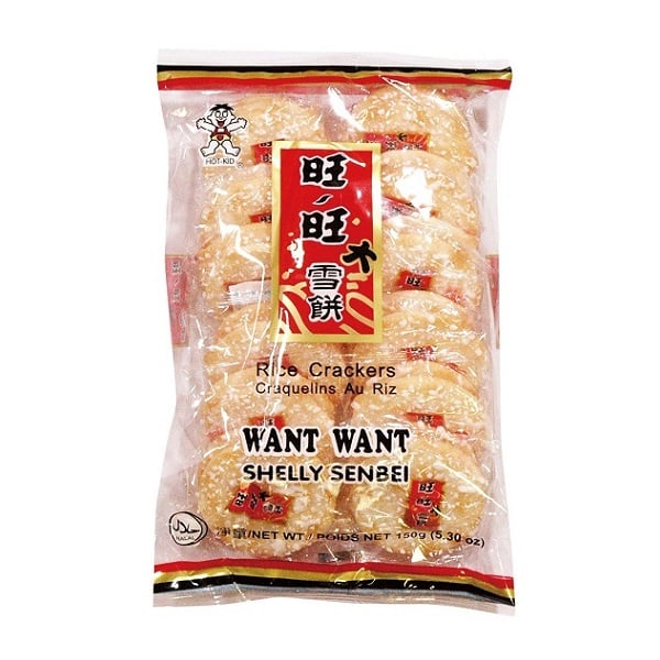 Bánh Gạo Want Want Shelly Senbei - Want Want Rice Crackers Shelly Senbei 150G