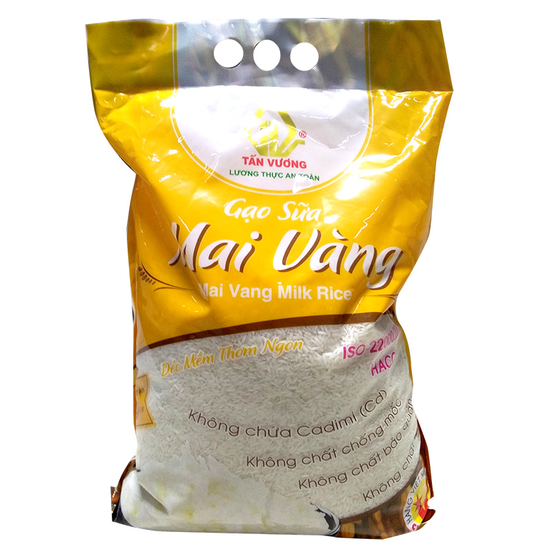 Gạo Sữa Tấn Vương Mai Vàng 5Kg