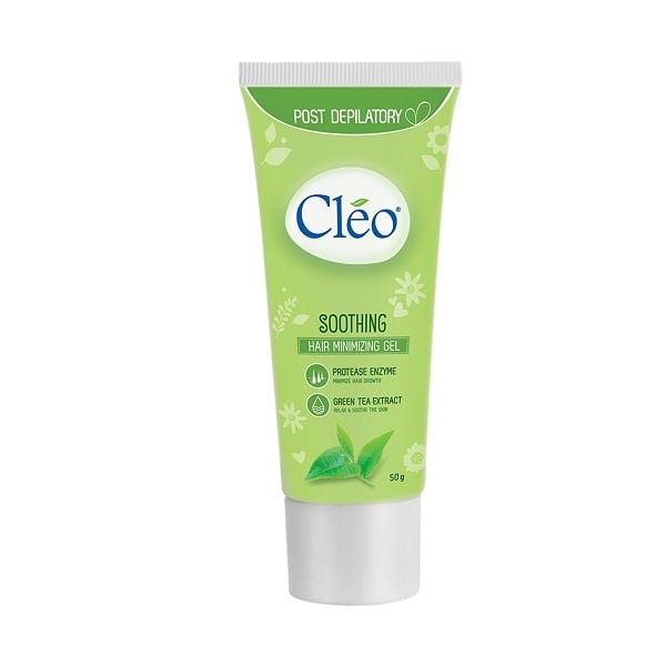 Gel Dịu Da Sau Tẩy Lông Cléo Giúp Chậm Mọc Lông - Chiết Xuất Trà Xanh (50G)