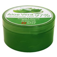 Gel Làm Dịu Da Chiết Xuất Lô Hội SNP Aloe Vera 97% Soothing Gel 300g