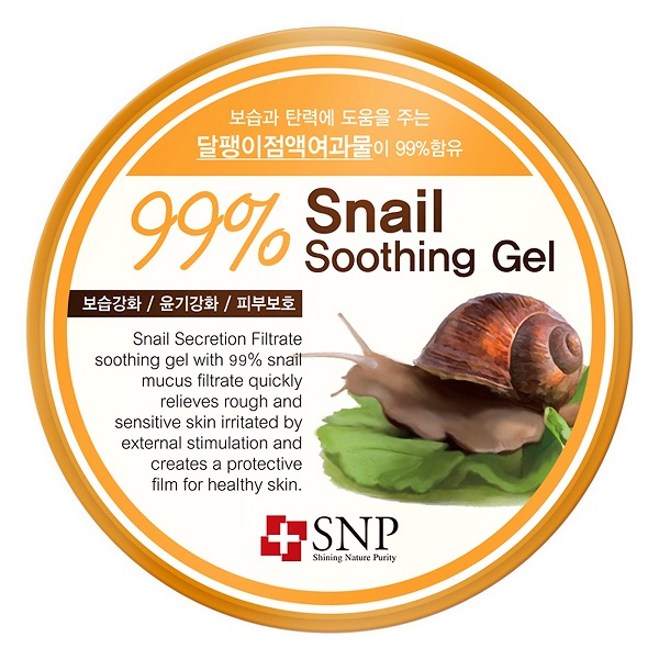 Gel Làm Dịu Da Chiết Xuất Ốc Sên Snp Snail 99% Soothing Gel 300G