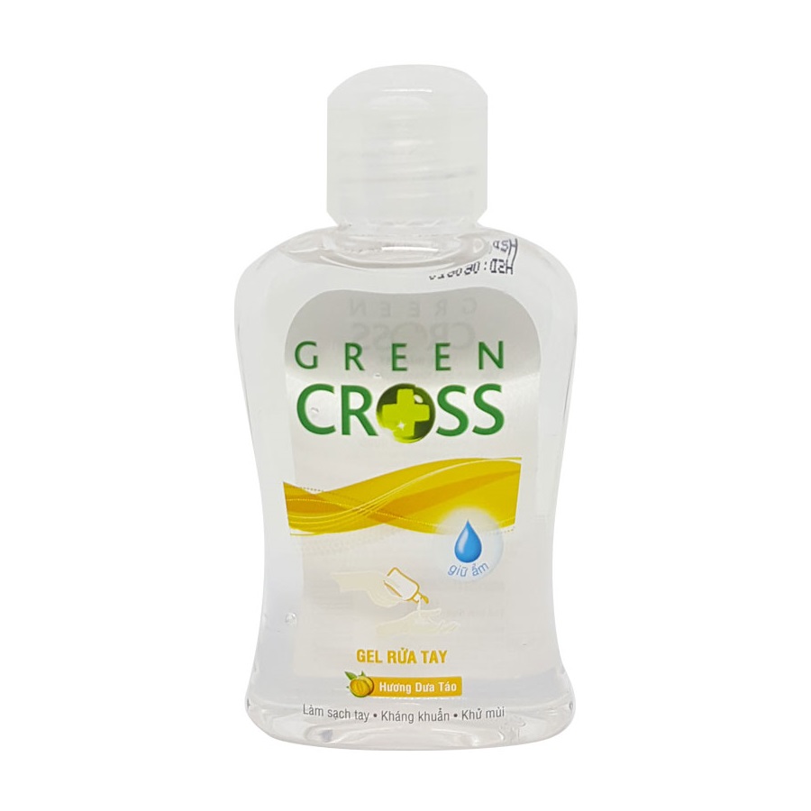 Gel Rửa Tay Green Cross Hương Dưa Táo - Chai 100Ml