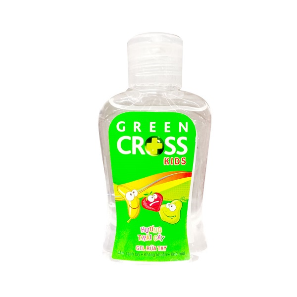Gel Rửa Tay Green Cross Kids Hương Trái Cây - Chai 100Ml