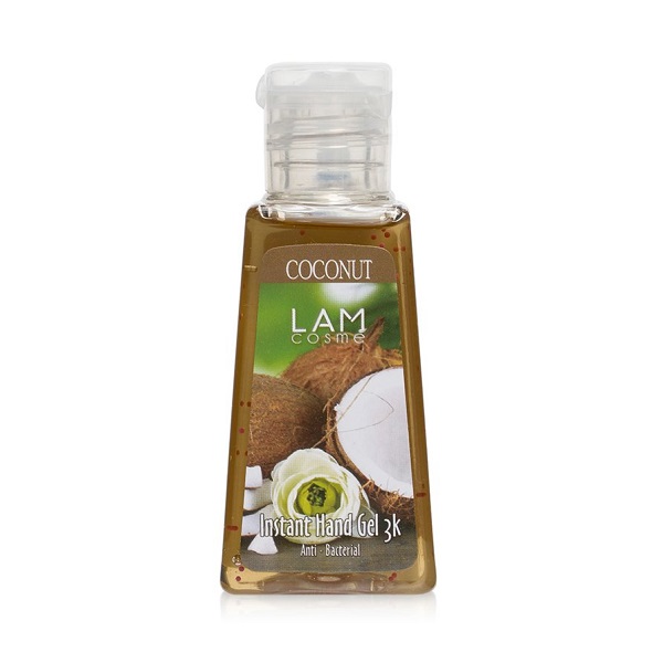 Gel Rửa Tay Khô Lamcosmé Hương Dừa - Chai 60Ml