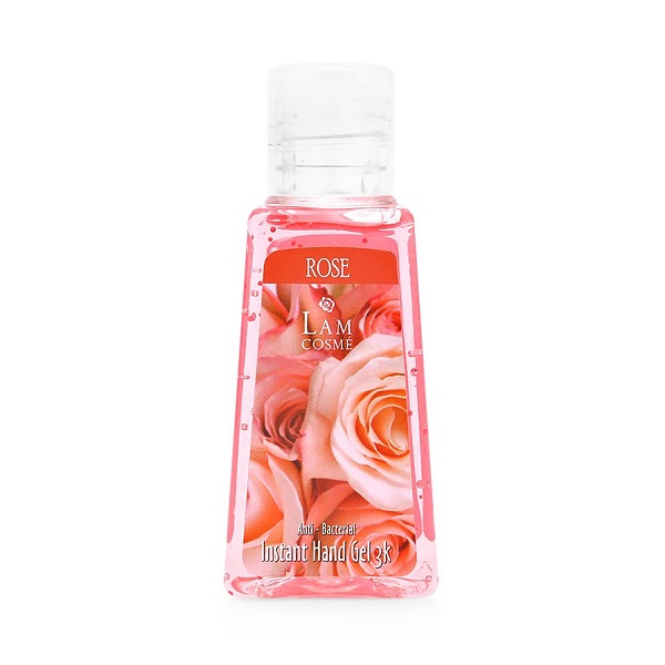 Gel Rửa Tay Khô Lamcosmé Hương Hoa Hồng - Chai 60Ml