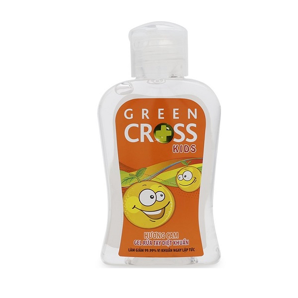 Gel Rửa Tay Green Cross Hương Cam - Chai 100Ml