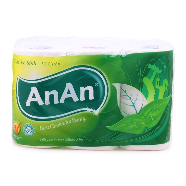 Giấy Vệ Sinh An An 12 Cuộn