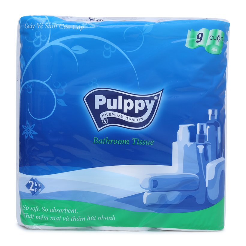 Giấy Vệ Sinh Pulppy 9 Cuộn