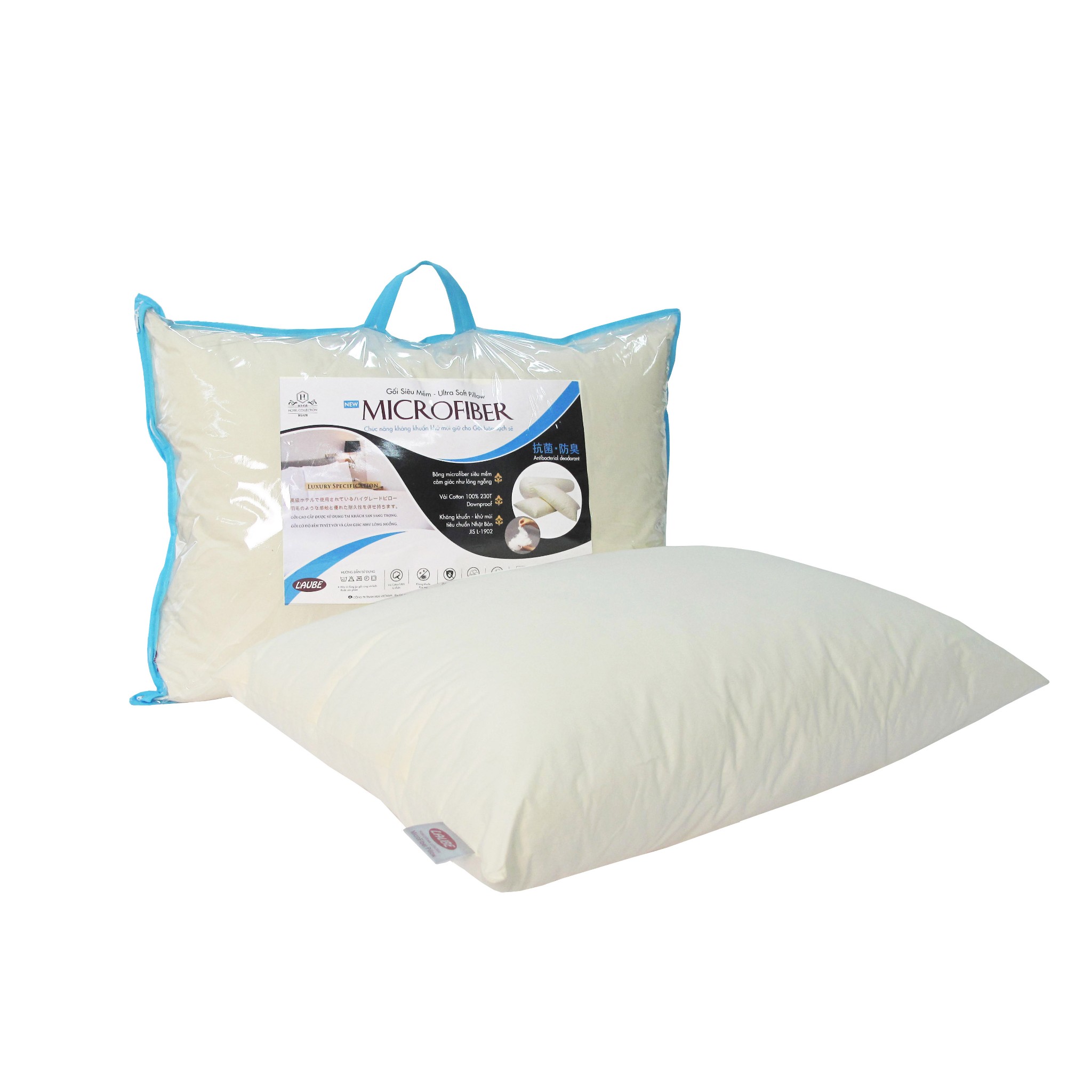 Ruột Gối Nằm Microfiber L'aube 50 X 70Cm