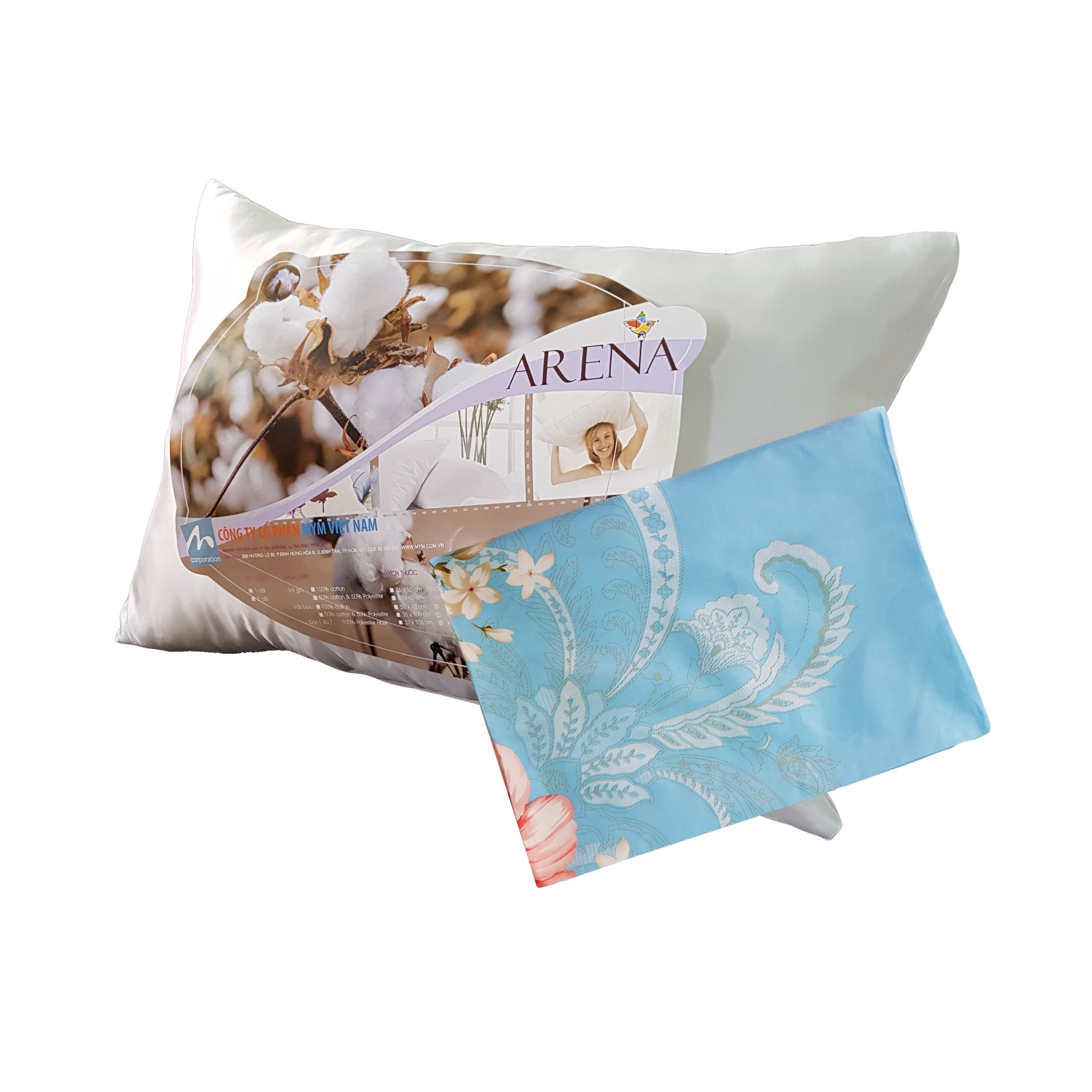 Gối Fi/Micro 40X60Cm - Tặng Kèm Vỏ Gối