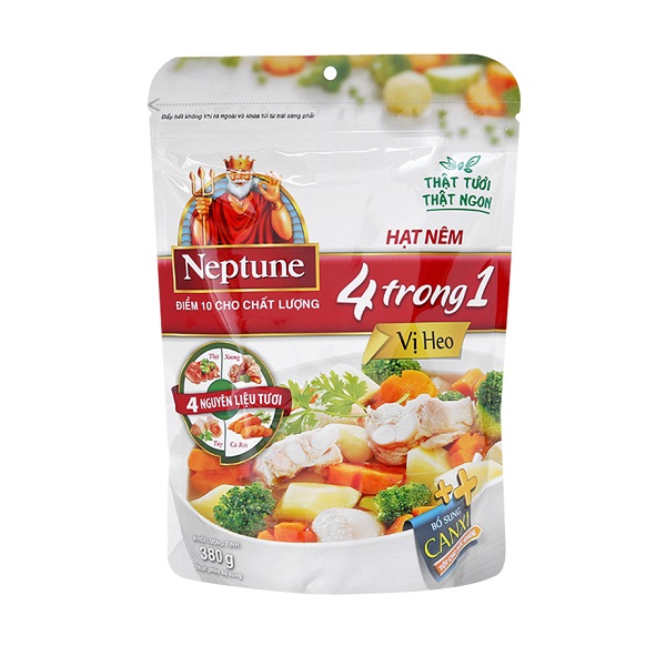 Hạt Nêm Neptune 4 Trong 1 Vị Heo (380G)