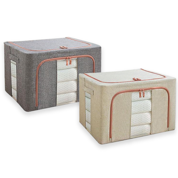 Túi Đựng Chăn Màn Khung Sắt Xám 60X42X40Cm
