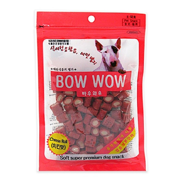 Phô Mai Cuộn Thịt Gà Cho Chó Bowwow Rl - Cl - 120 120G