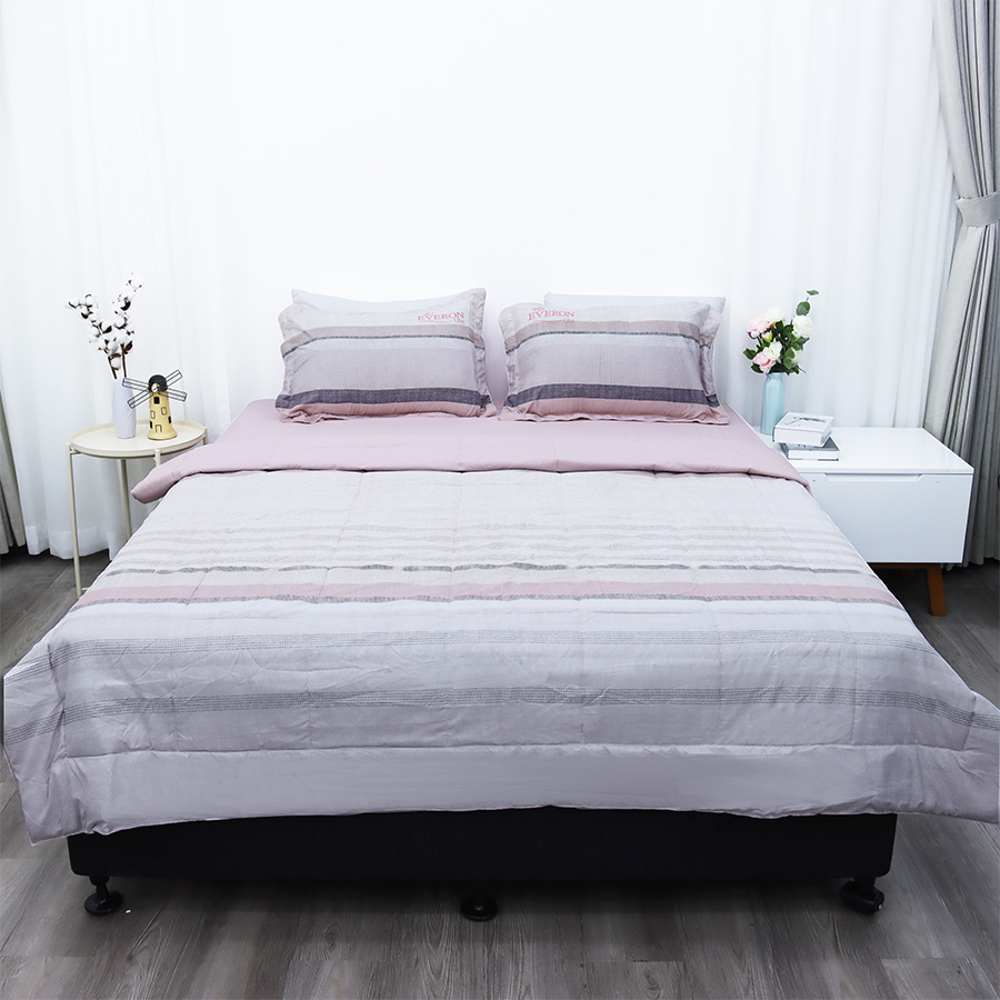 Bộ Ga Chun Everon Lite Elm 160X200Cm - 3 Màu