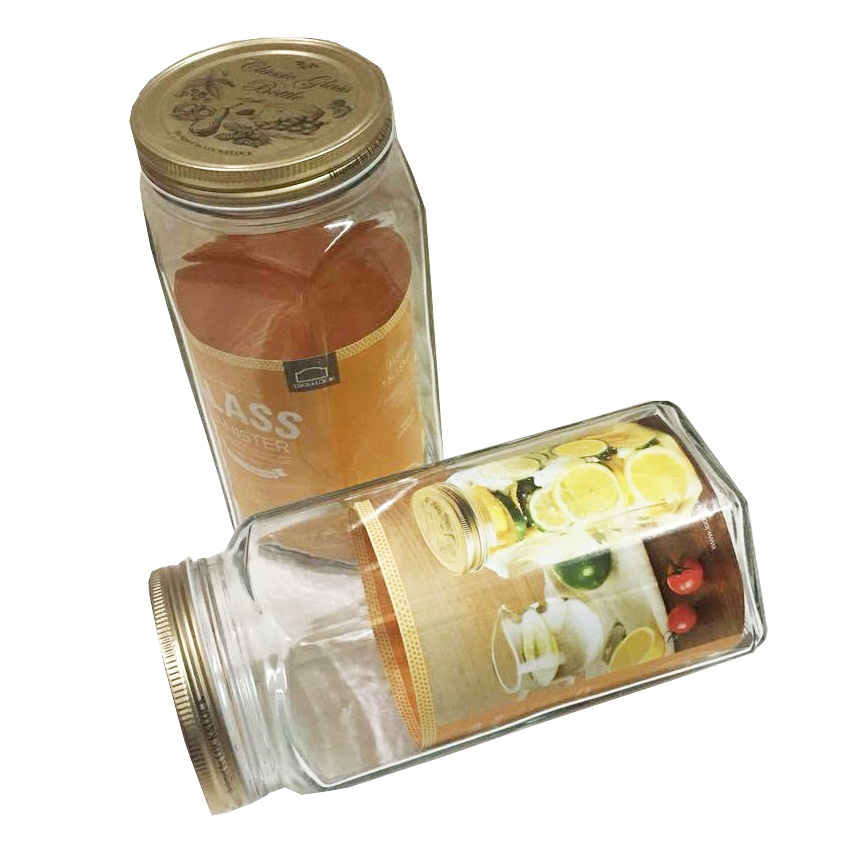 Hũ Thủy Tinh Lock & Lock 1500Ml Llg528 Nắp Kim Loại