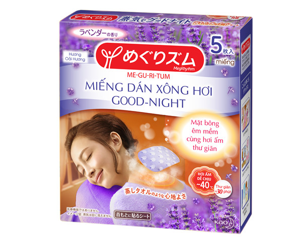 Miếng Dán Xông Hơi Megrhythm Goodnight Hoa Oải Hương H.5M