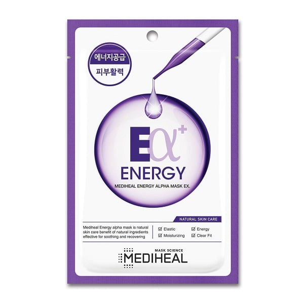 Mặt Nạ Giữ Ẩm & Mịn Màng Mediheal Energy Alpha Ex 23Ml