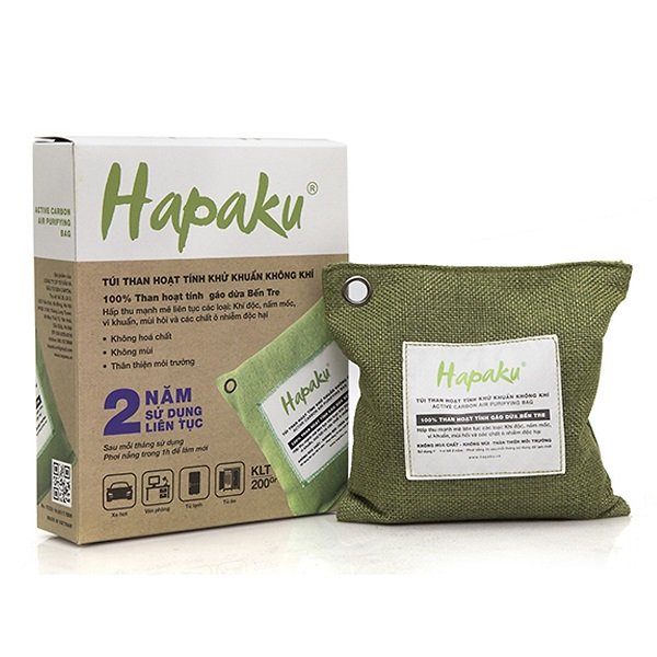 Túi Than Hoạt Tính Hapaku Khử Khuẩn Không Khí 200G