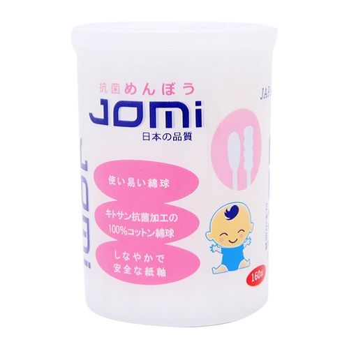 Tăm Bông Kháng Khuẩn Jomi Dành Cho Trẻ Em – Hộp 160 Que | Jomi Anti-Bacteria Tampon For Kids, 160 Sticks/Box – Jomi >>> top1shop >>> aeoneshop.com