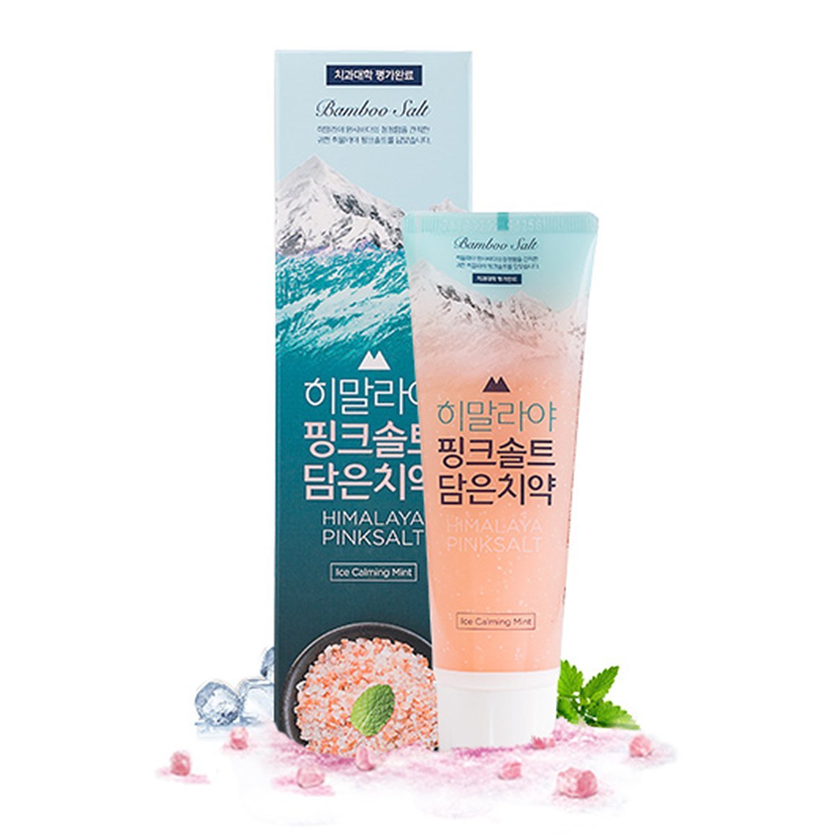 Kem Đánh Răng Bamboo Salt Himalaya Pinksalt Bạc Hà Mát Lạnh 100G