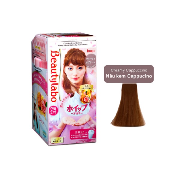 Kem Nhuộm Tạo Bọt Beautylabo Nâu Cappuccino 125Ml (Store 5871, 5873)