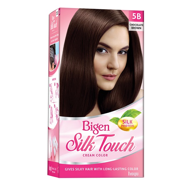 Kem Nhuộm Tóc Bigen Silk Touch 5B - Nâu Socola