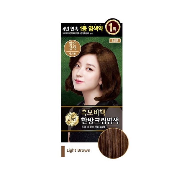 Kem Nhuộm Tóc Reen Heukmobichaek Oriental - Light Brown