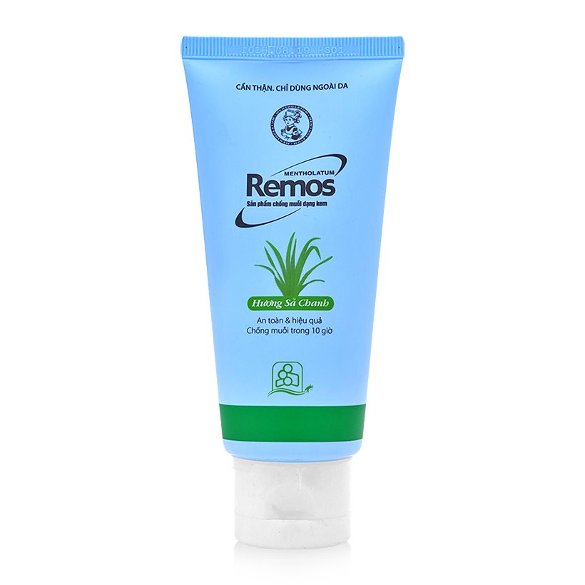 Kem Chống Muỗi Remos Hương Sả Chanh 70G