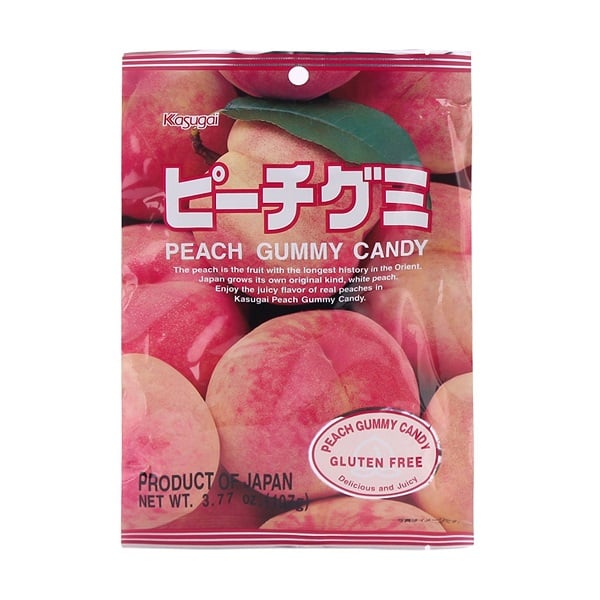 Kẹo Dẻo Vị Đào Kasugai 107G